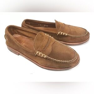 Allen Edmonds Sea Island Brown Suede Loafer Size 9D. Used in good condition.
